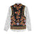 Norwegian Female Bunad Women Casual Shirt with Rosemaling Folk Art Black Color - Wonder Print Shop