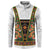 Norwegian Female Bunad Button Sweatshirt with Rosemaling Folk Art Green Color - Wonder Print Shop