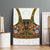 Norwegian Female Bunad Canvas Wall Art with Rosemaling Folk Art Green Color - Wonder Print Shop