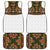Norwegian Female Bunad Car Mats with Rosemaling Folk Art Green Color - Wonder Print Shop