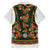 Norwegian Female Bunad Family Matching Short Sleeve Bodycon Dress and Hawaiian Shirt with Rosemaling Folk Art Green Color - Wonder Print Shop