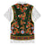Norwegian Female Bunad Hawaiian Shirt with Rosemaling Folk Art Green Color - Wonder Print Shop