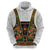 Norwegian Female Bunad Hoodie with Rosemaling Folk Art Green Color - Wonder Print Shop