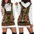 Norwegian Female Bunad Hoodie Dress with Rosemaling Folk Art Green Color - Wonder Print Shop