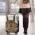 Norwegian Female Bunad Luggage Cover with Rosemaling Folk Art Green Color - Wonder Print Shop