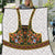Norwegian Female Bunad Quilt with Rosemaling Folk Art Green Color - Wonder Print Shop