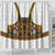Norwegian Female Bunad Shower Curtain with Rosemaling Folk Art Green Color - Wonder Print Shop