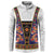 Norwegian Female Bunad Button Sweatshirt with Rosemaling Folk Art Navy Color - Wonder Print Shop