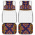 Norwegian Female Bunad Car Mats with Rosemaling Folk Art Navy Color - Wonder Print Shop