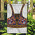 Norwegian Female Bunad Garden Flag with Rosemaling Folk Art Navy Color - Wonder Print Shop