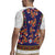 Norwegian Female Bunad Rugby Jersey with Rosemaling Folk Art Navy Color - Wonder Print Shop