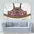 Norwegian Female Bunad Tapestry with Rosemaling Folk Art Navy Color - Wonder Print Shop