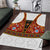 Norwegian Female Bunad Area Rug with Rosemaling Folk Art Red Color - Wonder Print Shop