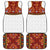 Norwegian Female Bunad Car Mats with Rosemaling Folk Art Red Color - Wonder Print Shop