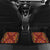 Norwegian Female Bunad Car Mats with Rosemaling Folk Art Red Color - Wonder Print Shop