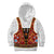 Norwegian Female Bunad Kid Hoodie with Rosemaling Folk Art Red Color - Wonder Print Shop