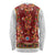 Norwegian Female Bunad Long Sleeve Shirt with Rosemaling Folk Art Red Color - Wonder Print Shop