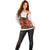 Norwegian Female Bunad Off Shoulder Sweater with Rosemaling Folk Art Red Color - Wonder Print Shop