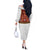 Norwegian Female Bunad Off The Shoulder Long Sleeve Dress with Rosemaling Folk Art Red Color - Wonder Print Shop
