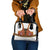 Norwegian Female Bunad Shoulder Handbag with Rosemaling Folk Art Red Color - Wonder Print Shop