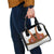 Norwegian Female Bunad Shoulder Handbag with Rosemaling Folk Art Red Color - Wonder Print Shop