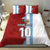 Half Argentina and Half Spain Football Bedding Set Grunge Style - Wonder Print Shop