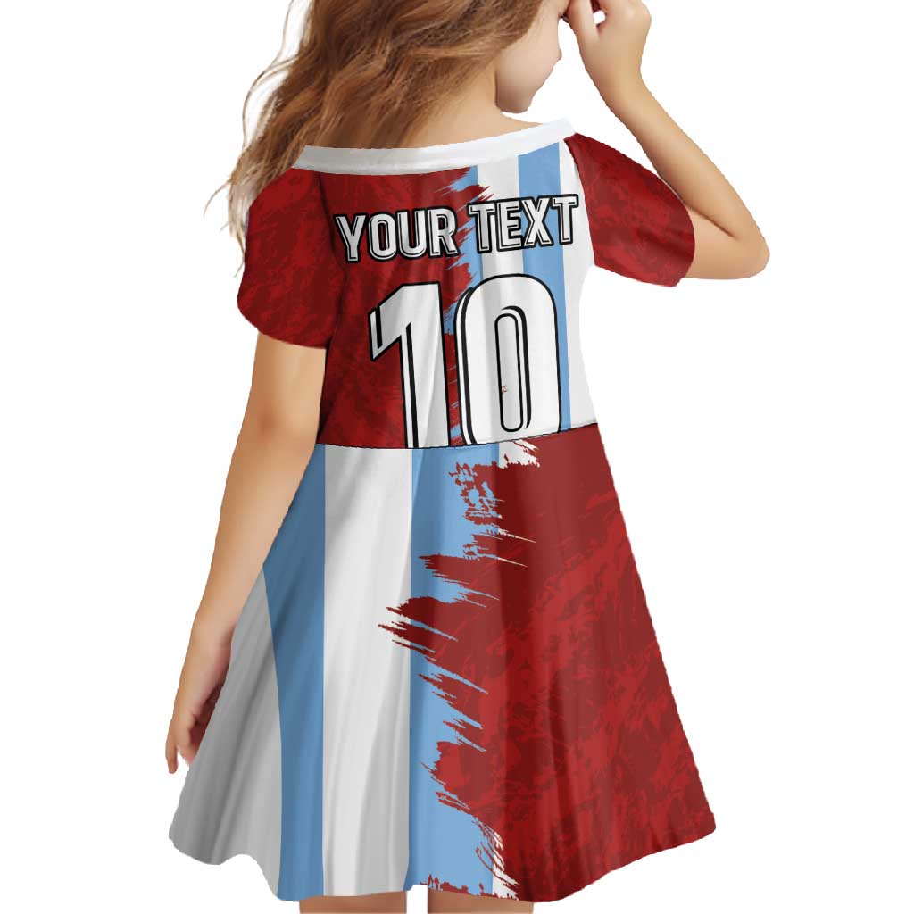 Half Argentina and Half Spain Football Family Matching Off Shoulder Maxi Dress and Hawaiian Shirt Grunge Style - Wonder Print Shop
