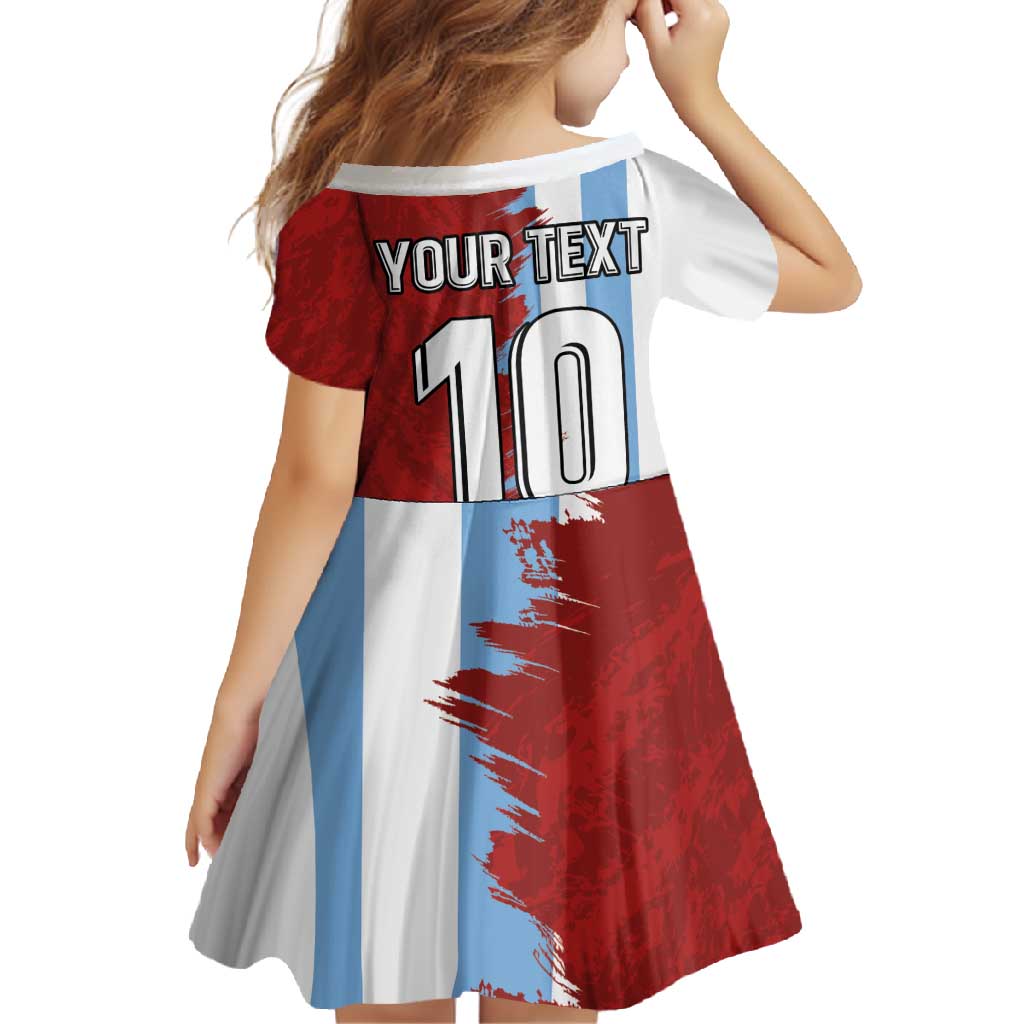 Half Argentina and Half Spain Football Family Matching Summer Maxi Dress and Hawaiian Shirt Grunge Style - Wonder Print Shop