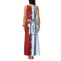 Half Argentina and Half Spain Football Family Matching Tank Maxi Dress and Hawaiian Shirt Grunge Style - Wonder Print Shop