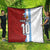Half Argentina and Half Spain Football Quilt Grunge Style - Wonder Print Shop