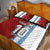 Half Argentina and Half Spain Football Quilt Bed Set Grunge Style - Wonder Print Shop