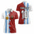 Half Argentina and Half Spain Football Women Polo Shirt Grunge Style - Wonder Print Shop