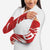 Custom Rugby Japan Arm Sleeves The Champion Brave Blossoms Red Color - Wonder Print Shop