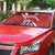 Custom Rugby Japan Auto Sun Shade The Champion Brave Blossoms Red Color - Wonder Print Shop