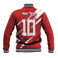 Custom Rugby Japan Baseball Jacket The Champion Brave Blossoms Red Color - Wonder Print Shop