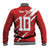 Custom Rugby Japan Baseball Jacket The Champion Brave Blossoms Red Color - Wonder Print Shop