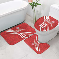 Custom Rugby Japan Bathroom Set The Champion Brave Blossoms Red Color - Wonder Print Shop