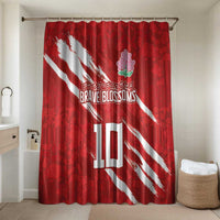 Custom Rugby Japan Bathroom Set The Champion Brave Blossoms Red Color - Wonder Print Shop