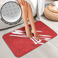 Custom Rugby Japan Bathroom Set The Champion Brave Blossoms Red Color - Wonder Print Shop