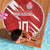 Custom Rugby Japan Beach Blanket The Champion Brave Blossoms Red Color - Wonder Print Shop