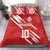 Custom Rugby Japan Bedding Set The Champion Brave Blossoms Red Color - Wonder Print Shop
