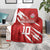 Custom Rugby Japan Blanket The Champion Brave Blossoms Red Color - Wonder Print Shop