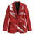 Custom Rugby Japan Blazer The Champion Brave Blossoms Red Color - Wonder Print Shop