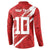 Custom Rugby Japan Button Sweatshirt The Champion Brave Blossoms Red Color - Wonder Print Shop