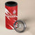 Custom Rugby Japan 4 in 1 Can Cooler Tumbler The Champion Brave Blossoms Red Color - Wonder Print Shop