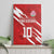 Custom Rugby Japan Canvas Wall Art The Champion Brave Blossoms Red Color - Wonder Print Shop