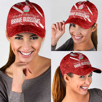 Rugby Japan Classic Cap The Champion Brave Blossoms Red Color - Wonder Print Shop