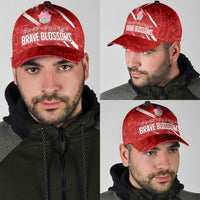 Rugby Japan Classic Cap The Champion Brave Blossoms Red Color - Wonder Print Shop