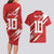 Custom Rugby Japan Couples Matching Long Sleeve Bodycon Dress and Hawaiian Shirt The Champion Brave Blossoms Red Color - Wonder Print Shop