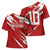 Custom Rugby Japan Cross Shoulder Shirt The Champion Brave Blossoms Red Color - Wonder Print Shop